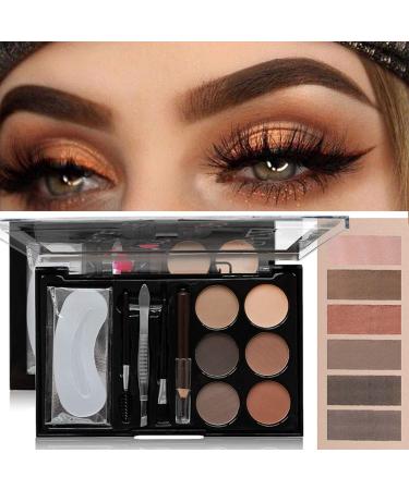MAEPEOR Brow Contour Kit - 13 Piece Eyebrow Makeup Palette Set for Novice and Professional (Set 02) - Buy Online on GoSupps.com