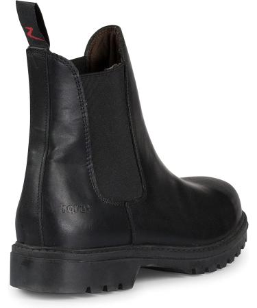 HORZE Safety Work Paddock Boots Black 7.5 (Size 38) - Premium Safety Footwear for Equestrian Professionals - Buy Online on GoSupps.com