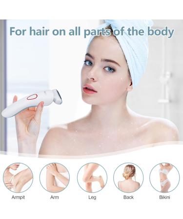 Women's Electric Shaver | Bikini Trimmer & Razor for Face, Legs, Underarms | Wet & Dry Rechargeable Lady Shaver - Blue/White - Buy Online on GoSupps.com