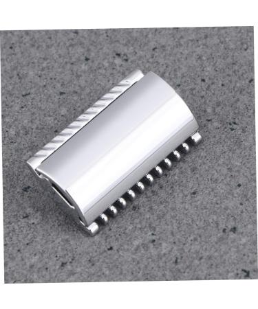Hapinary Long-Lasting Metal Safety Razor Head | Replacement for Electric Shavers | Robust Men's Grooming Tool with Wooden Bracket - Buy Online on GoSupps.com