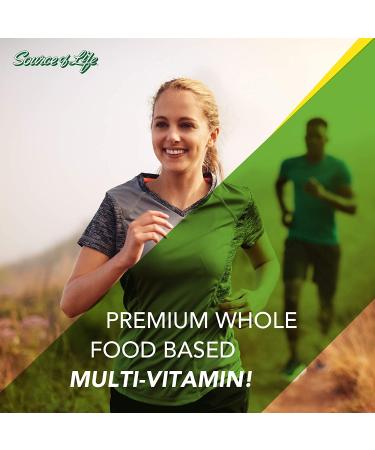 Nature's Plus Source of Life Multi-Vitamin & Mineral - Iron-Free 180 Tablets - Buy Online on GoSupps.com