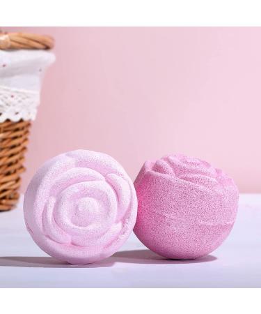 Rose Bath Gift Set for Women - 11 Pc Spa Kit with Bubble Bath, Lotion - Perfect Birthday & Christmas Gift - Buy Online on GoSupps.com