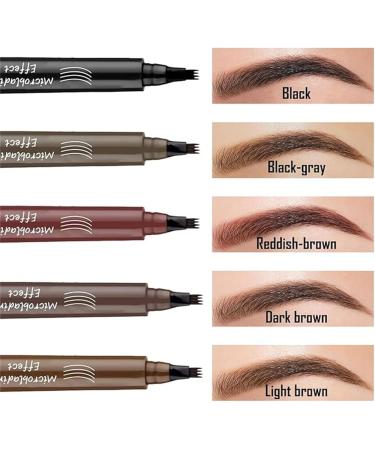 Beneathk Eyebrow Pen 2024 Upgraded Natural Brows Eyebrow Pen 3d Waterproof Microblading Eyebrow Pen 4 Fork Tip Eyebrow Pencil Waterproof Eyebrow Pen Microblading Effect. (Dark Brown) - Buy Online on GoSupps.com