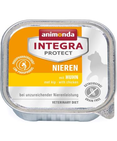 Animonda Integra Protect Kidney Cat Food - Wet Diet for Chronic Renal Insufficiency 6 x 100g with Chicken - International Shipping Available - Buy Online on GoSupps.com