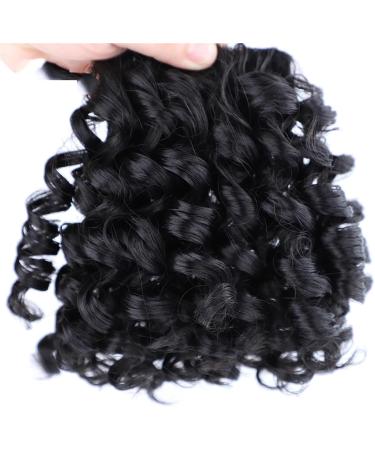 Bangs Hair Clip Curly Bangs Synthetic Hair Clip in Bangs Hair Extension Curly Hair Bangs Clip for fashion black Women Bangs Clip in Hair #1 - Buy Online on GoSupps.com