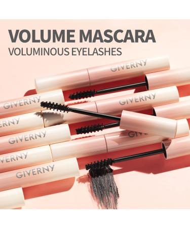GIVERNY Milchak Volume Mascara - Black Waterproof Volumizing Mascara for Zero Gravity Voluminous Look - Smudge Proof, Oil, Water & Sweat Resistant - 0.24 fl.oz - Buy Online on GoSupps.com
