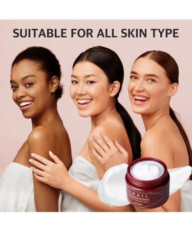 eyeNlip Snail Repair Eye Cream 1.01 fl oz - Anti-Aging & Hydrating Eye Cream with Snail Mucin Peptides and Niacinamide to Improve Skin Texture and Resilience Korean Skincare - Buy Online on GoSupps.com