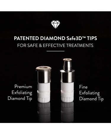 Microderm GLO Diamond Microdermabrasion Machine - Clinical Skin Treatment & Exfoliator for Bright Clear Skin - Advanced Home Facial Kit (Silver) - Buy Online on GoSupps.com