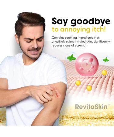 Revitaskin Herbal Eczema Psoriasis Cream - Eczema Relief for Adults (2 pcs) - Buy Online on GoSupps.com