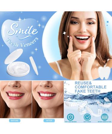 SJENG Smile Bright - 4 Pairs of dentures and 4 Pieces of Tweezers Best Dentures and False Teeth Set with Bonus Tweezers - Enhance Your Smile Today - Buy Online on GoSupps.com