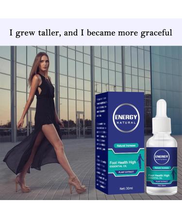 Huile d'augmentation de la hauteur | 30 ml d'huile naturelle lev e Maximisation de la cire d'altitude favorise la croissance osseuse huile pour augmenter la taille du corps atteindre votre - Buy Online on GoSupps.com