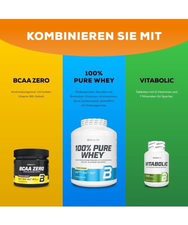 Biotechusa Pump Caffeine Free - Pre-Workout Drink Powder | 19 Active Ingredients for Energy Concentration & Immune Support | 330g Tropical Fruits - Shop Internationally! - Buy Online on GoSupps.com