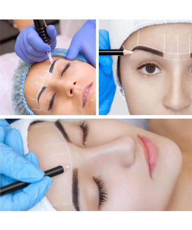 Adjustable Eyebrow Ruler - Accurate Positioning Stainless Steel Brow Measuring Tool | Gold Design | Perfect for Precision Grooming - Buy Online on GoSupps.com