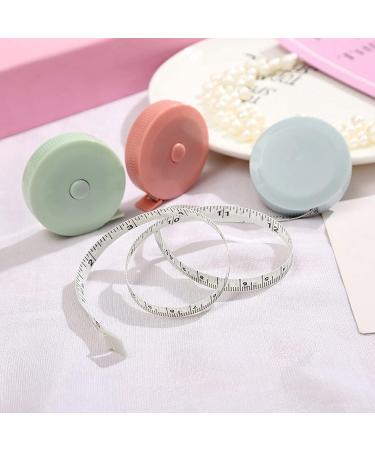 3 Pack Soft Sewing Tape Measure for Body Measuring - 79 Inch Retractable Fabric Tape Measure - Mini Measurement Tape Set - Premium Cloth Tape Measure - Pink/Green/Blue - Buy Online on GoSupps.com