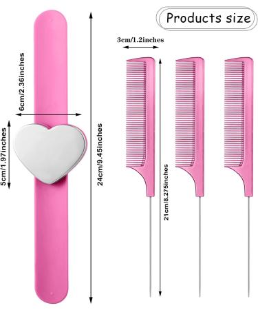 Magnetic Wrist Pin Holder & Comb Set - Pink | Sewing & Hair Styling Accessories - Buy Online on GoSupps.com