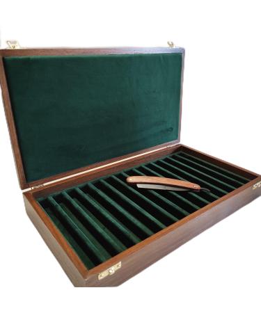 Protective cover for razor with freehand made of wood