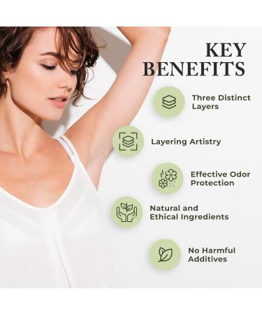 Nevo Multi Scent Deodorant Stick With Layers | Aluminum Free Deodorant for Women & Men | All Natural Organic Vegan Non Toxic | Coconut Oil & Shea Butter | N C1 Mint - Coconut - Citrus 2.65 oz Mint | Coconut | Citrus 2.65 Ounce (Pack of 2) - Buy Online on GoSupps.com
