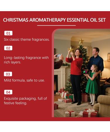  Zibeem Zibeem Christmas Oil Diffuser for Aromatherapy | Scent for Party Candy Cane Cranberry Soap Candle Adults Living Room Bedroom (6 Pack) - Buy Online on GoSupps.com