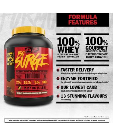 Buy Mutant Iso Surge Protein Powder - 5lbs Banana Cream | International Shipping Available - Buy Online on GoSupps.com