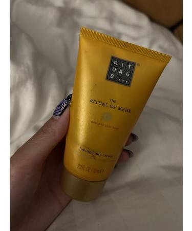 Rituals The Ritual of Mehr Body Cream - 70ml | Sweet Orange & Cedar Wood - Hydrating Luxury for Glowing Skin - Buy Online on GoSupps.com