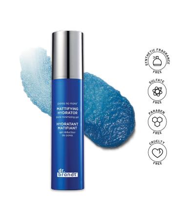 Dr. Brandt Pores No More Mattifying Hydrator | Refines Pores & Hydrates for 8 Hours | Oil-Absorbing Matte Finish | 1.7 oz / 50 g - International Shipping Available - Buy Online on GoSupps.com