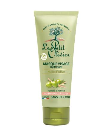 LE PETIT OLIVIER - Hydrating Face Mask - Olive Oil - Moisturizes & Softens - Normal To Dry Skin - 98% Natural Origin - With R