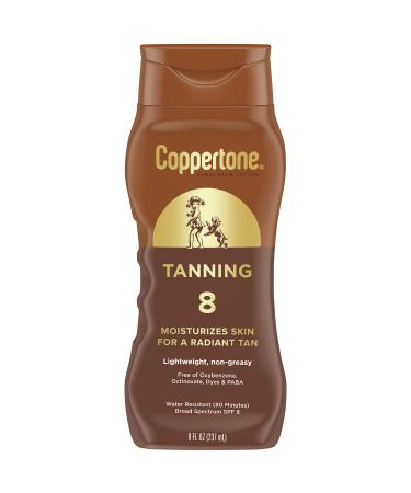 Coppertone Tanning Lightweight And Moisturizing  SPF 8  8 fl oz (237 ml)