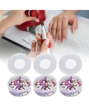 Nail Art Sanding Bands Nail Sanding Bands Multiple Sizes Smoothing Dead Skin Removal with Storage Box for Foot Care (Colorful) - Buy Online on GoSupps.com