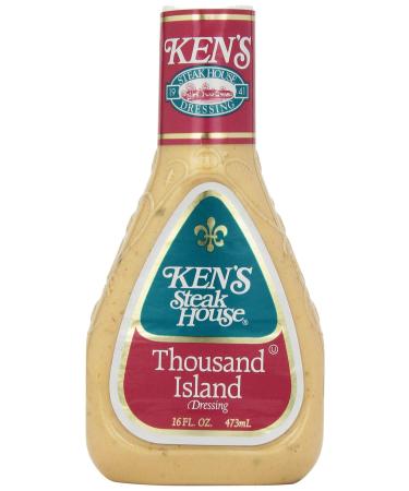 Ken's Foods 1000 Island Sald Dressing, 16 Fl Oz 16 Fl Oz (Pack of 1)