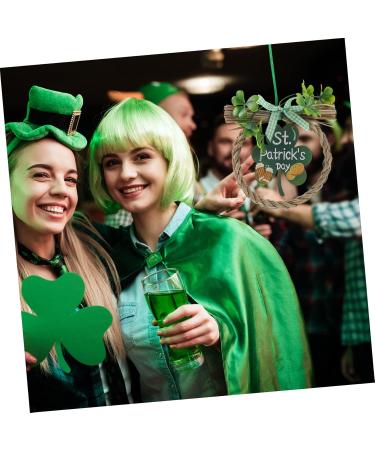 Cabilock Shamrock Wooden Sign Hanging Wall Decoration Front Door - Buy Online on GoSupps.com