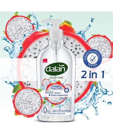 Dalan Tropic Dragonfruit Multicare Ultra Moisturizing Liquid Hand Soap for Normal and Dry Hands Fresh Clean and Soft Feeling (13.5 Fl Oz / 400 mL (Pack of 3)) 13.5 Fl Oz (Pack of 3) - Buy Online on GoSupps.com