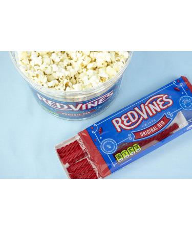 Red Vines Licorice Twists 5oz Tray, Original Red Flavor, Soft & Chewy Candy - 24 Pack - Buy Online on GoSupps.com