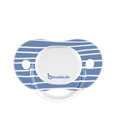 Badabulle B011006 Rotating pacifier - 2 x stars silicone 12 - 36 m turquoise/blue