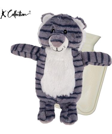 K Collection 3D Novelty Tiger Hot Water Bottle with Plush Cover - Buy Online on GoSupps.com