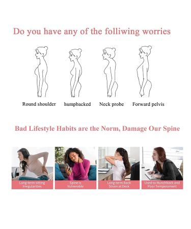 Posture Corrector Brace for Women - Adjustable Upper Back Support & Pain Relief (Pink Medium - Buy Online on GoSupps.com