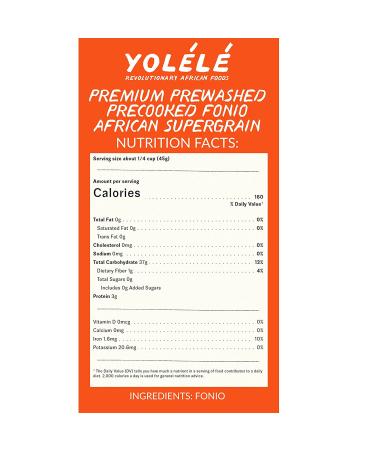 Yolele Fonio Grain and Pilaf Mix Variety Pack - African Supergrain, Gluten-Free, Non GMO, Vegan Protein, High Fiber Superfood - 6 Pack - Buy Online on GoSupps.com