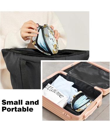 Shop Retro Music Notes Menstrual Pad Bag | Stylish Ladies Napkin & Tampon Collection Bags with Zipper for Women & Girls - International Shipping Available - Buy Online on GoSupps.com