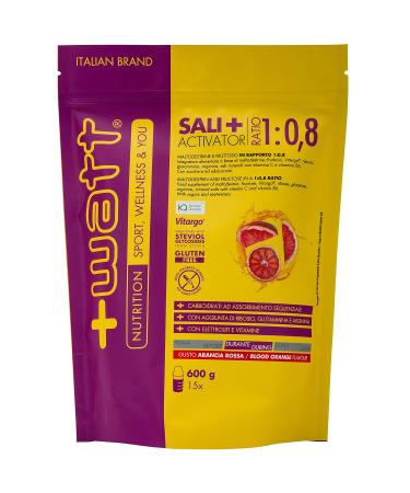 Watt Sali+ Activator Proenergetic and Reintegro Sali Doypack 600 g flavor red orange Orange