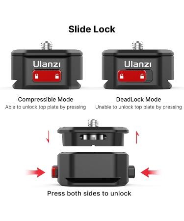 ULANZI Claw Quick Release Plate Kit for DSLR/Mirrorless Cameras & Gimbals - Buy Online on GoSupps.com