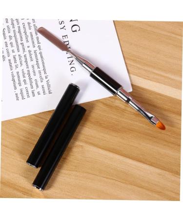 Healeved 1pc Nail Extended Pen Light Pen Manicure Tool Nail Art Design Pen Tools Crystal Nail Extension Brush Nail Art Dotting Pen Nail Art Rhinestone Pen Nails Gel Double Head The Brush M Black - Buy Online on GoSupps.com
