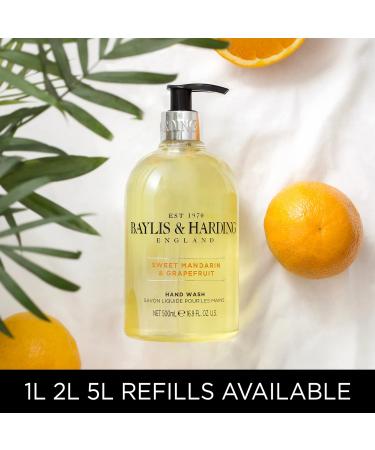 Baylis & Harding Sweet Mandarin & Grapefruit Hand Wash 16.9 oz - Pack of 3 - Buy Online on GoSupps.com