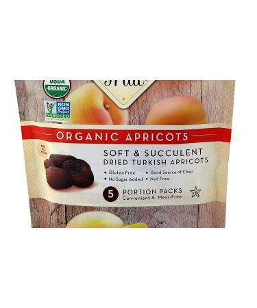 Sunny Fruit Organic Apricots - 5 Convenient 1.76 oz Packs | Healthy Snacking - Buy Online on GoSupps.com