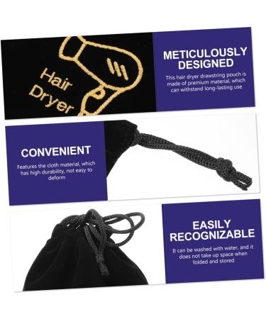 FOMIYES 6 Pcs Storage Bag Travel Hair Dryer Travel Suitcases Canvas Drawstring Bag Hair Dryer Supplies Candy 36.5X26.5X1CMx3pcs Assorted Colorx3pcs - Buy Online on GoSupps.com