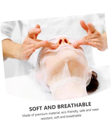 Mikinona 100pi ces Masques De Beaut Coton Doux Pour Salon Masque Facial Respirable Et D graissant Coupe Pr d finie Pour Usage Professionnel Et Quotidien - Buy Online on GoSupps.com