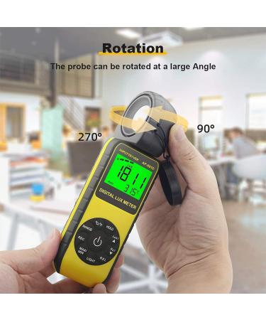 Light Meters 881D Digital Illuminance Meter Ambient Temperature Measurer with Range up to 400 000 Lux Luxmeter  Rotatable Head for 270 Degrees  Display 3999  Data Hold  Back Light  Data storag AP881D(0.01400 000 Lux) - Buy Online on GoSupps.com