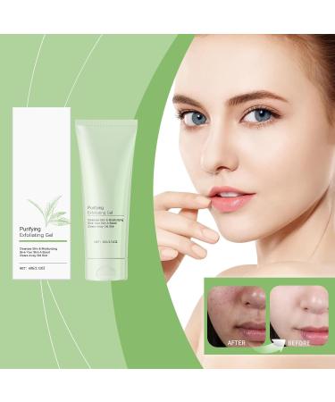 2 Pieces Cleansing Exfoliating Gel Exfoliating Moisturizing Cream Dead Skin Removal Shrinks Pores Gentle Relief for Face and Body Ideal Exfoliator Gel for All Skin Types - Buy Online on GoSupps.com
