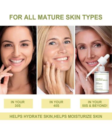 Centella Asiatica Lot de 2 s rums pour le visage pour femme anti- ge et hydratant pour la peau lissage durable l g rement hydratant am liore l' lasticit de la peau - Buy Online on GoSupps.com