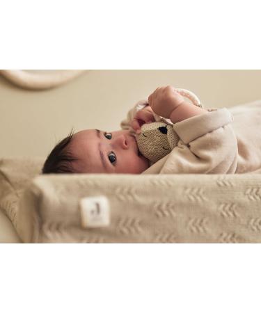 Jollein Fox Rattle & Teether - White/Olive | Soft Safe & Perfect for Babies | International Shipping Available - Buy Online on GoSupps.com