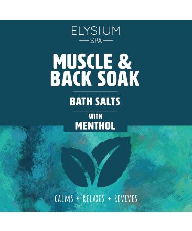 Elysium Spa Muscle & Bath Soak with Menthol - Relax and Soothe Aching Muscles - Buy Online on GoSupps.com