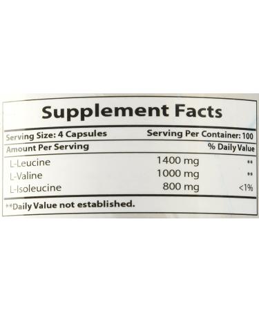 Best Naturals BCAA Branch Chain Amino Acid 3200mg | 400 Capsules - Pharmaceutical Grade, 100% Pure Instantized Formula for Muscle Growth | Pre/Post Workout Bodybuilding Supplement - Buy Online on GoSupps.com